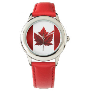 Canada Watch Canadian Flagga Souvenir Wristwatch Armbandsur
