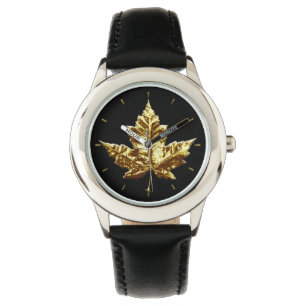 Canada Watch Guld Canada Souvenir Wrist Watch Armbandsur
