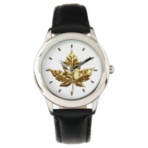 Canada Watch Guld Canada Souvenir Wrist Watch Armbandsur