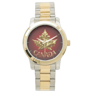Canada Watch Guld Canada Souvenir Wrist Watches Armbandsur