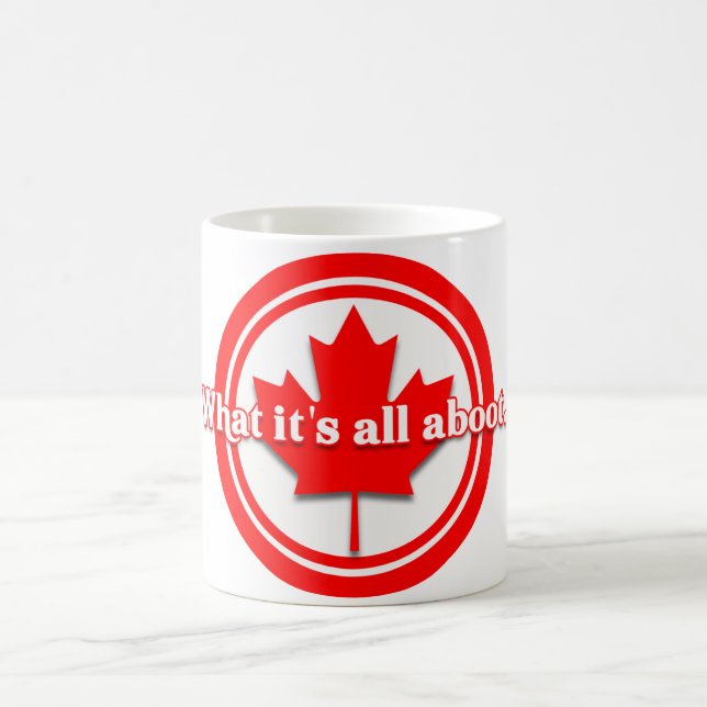 Canada What It's All Aboot Kaffemugg (Center)