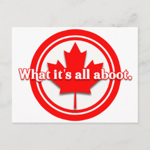 Canada What It's All Aboot Vykort
