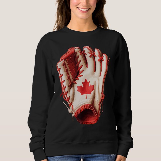 Canada Women Men Baseball T Shirt (Framsida)