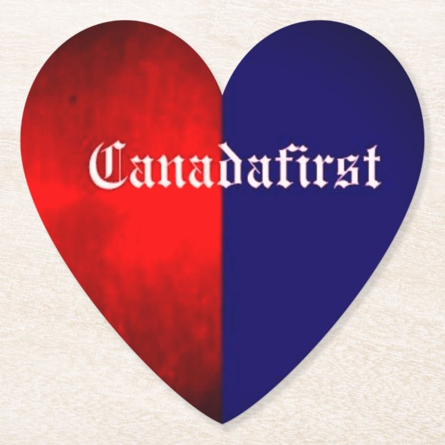 CANADAFIRST HEART UNDERLÄGG PAPPER (Framsida)