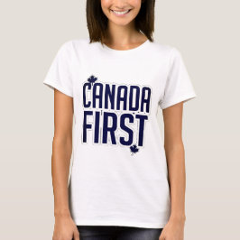 CANADAFÖRST NAVY BLÅ T SHIRT