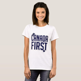 CANADAFÖRST NAVY BLÅ T SHIRT