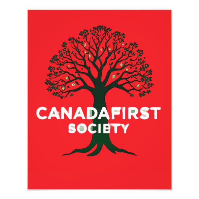 CANADAFÖRST SAMHÄLLE FOTOTRYCK (Framsidan)
