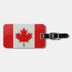 Canadain Flagga - resetagg Bagagebricka