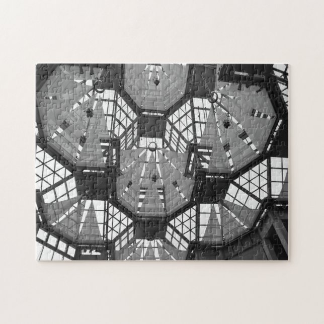 Canadas Ottawa konstgallery glass chandelier. Pussel (Horisontell)