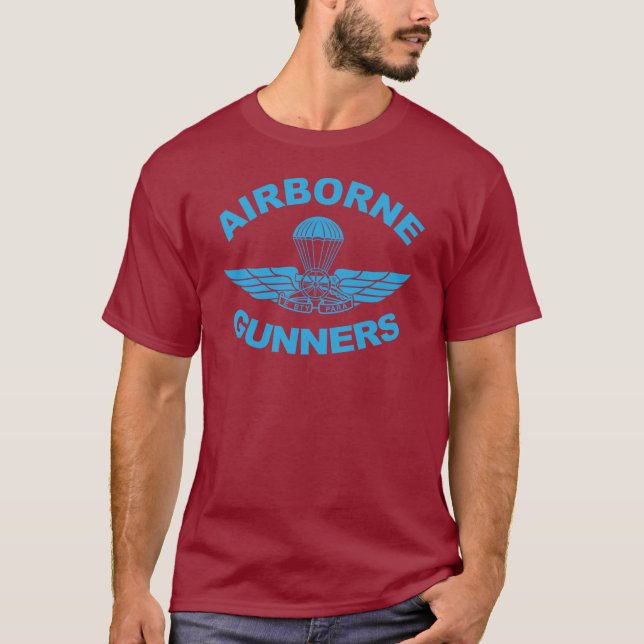 Canadian Airborne Gunners T-Shirt (Framsida)