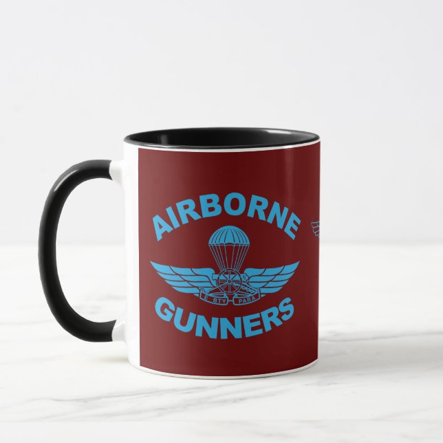 Canadian Airborne Gunners Two-Tone Coffee Mugg (Vänster)