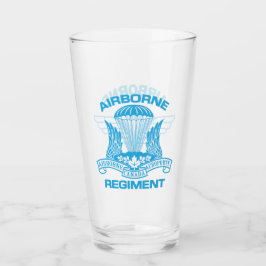 Canadian Airborne Regiage Beer Glass Glaskopp