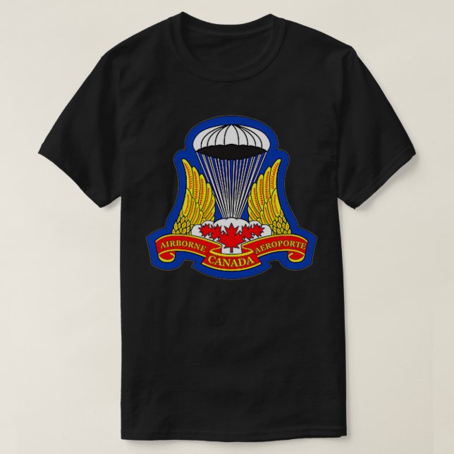 Canadian Airborne Regiment  T Shirt (Design framsida)