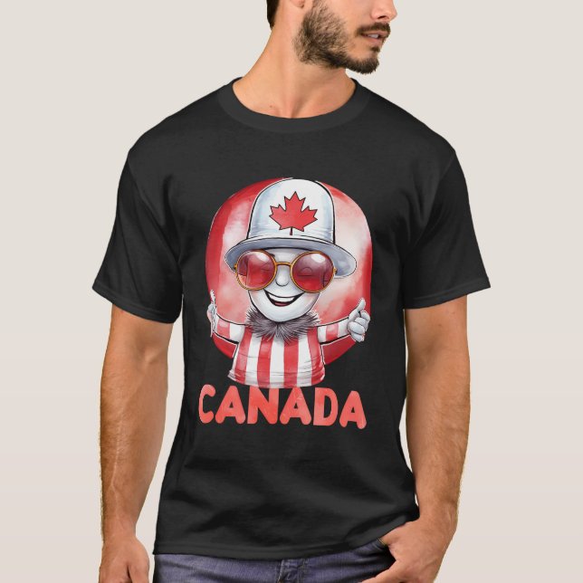 Canadian American Shirt is Maple Löv Shirt Is Can T (Framsida)