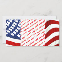 Canadian/American Wave Flagga