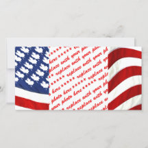 Canadian/American Wave Flagga