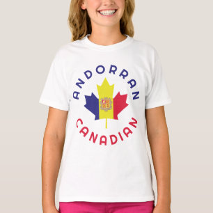 Canadian Andorran Roots T Shirt