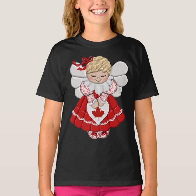 Canadian Angel Tee Shirt (Framsida)