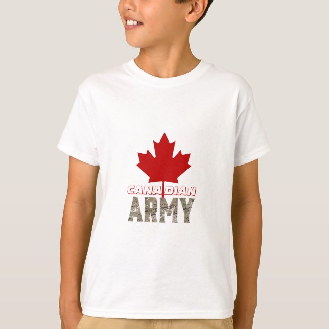 Canadian Army Design T-Shirt (Framsida)