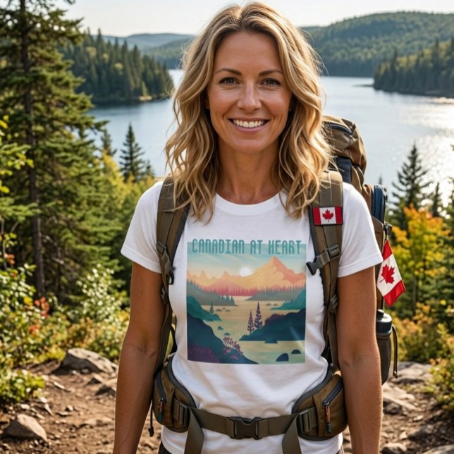 CANADIAN AT HEART T SHIRT (Skapare uppladdad)