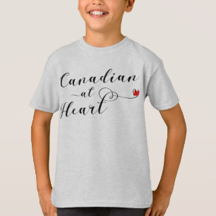 Canadian At Heart Tee Shirt, Kanada