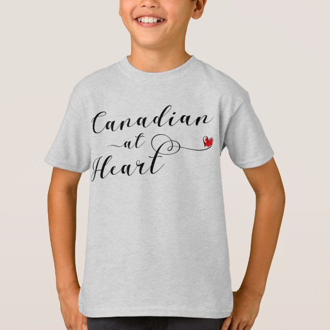 Canadian At Heart Tee Shirt, Kanada (Framsida)