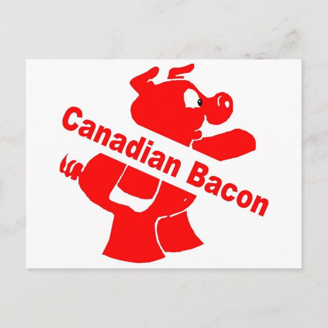 Canadian Bacon Vykort (Framsida)