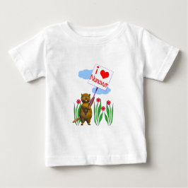 Canadian Beaver Kärlek Nunavut Tee Shirt