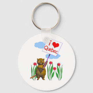 Canadian Beaver Kärlek Quebec Nyckelring