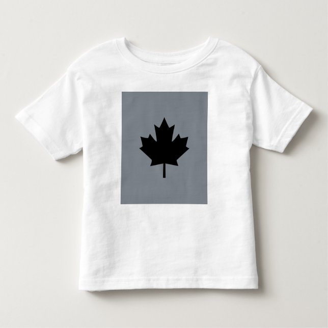 Canadian Black Maple Löv Design T-shirt (Framsida)