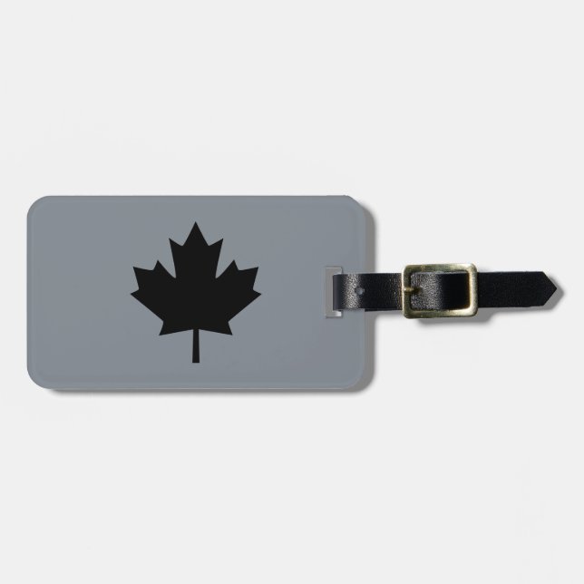 Canadian Black Maple Löv Graphic Bagagebricka (Horisontell Framsida)