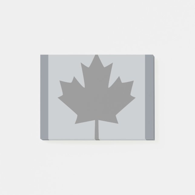 Canadian Black Maple Löv Graphic Post-it Block (Framsida)