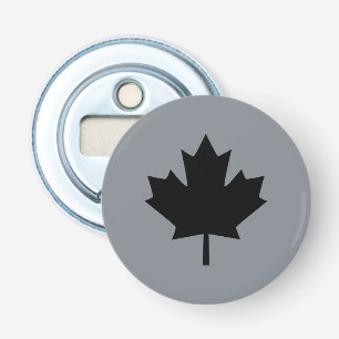Canadian Black Maple Löv på Grått Flasköppnare