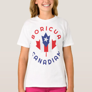 Canadian Boricua Roots T Shirt