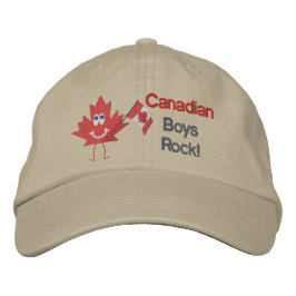 Canadian Boys Sten Broderad Keps