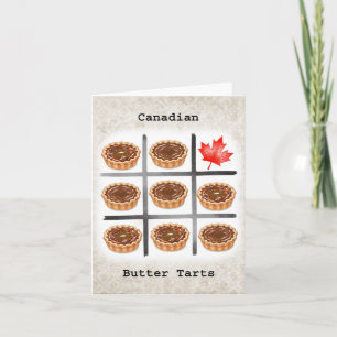 Canadian Butter Tarts Funny Canadian Sweet Treats Kort