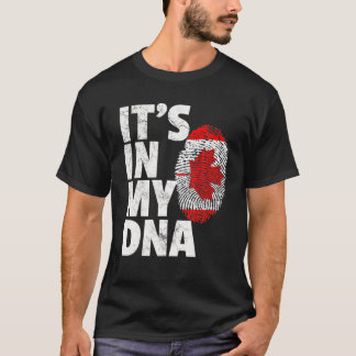 Canadian Canada Flagga IT's IN MY DNA-julgåva T Shirt