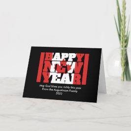 Canadian Christian GOTT NYTT ÅR Helgdag Card Helgkort
