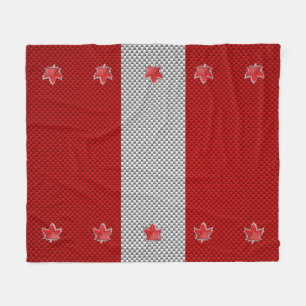 Canadian Chrome Maple Löv på Carbon Fiber Stilar Fleecefilt