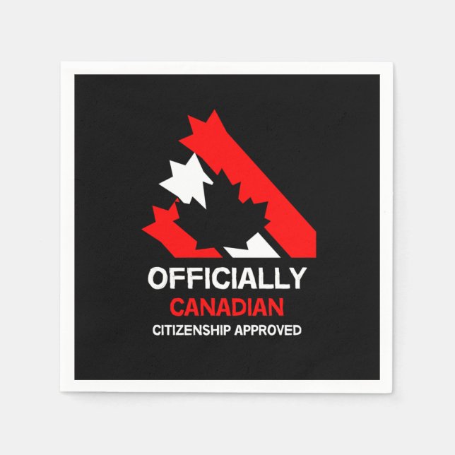 Canadian Citizens Firande Pappersservett (Framsidan)