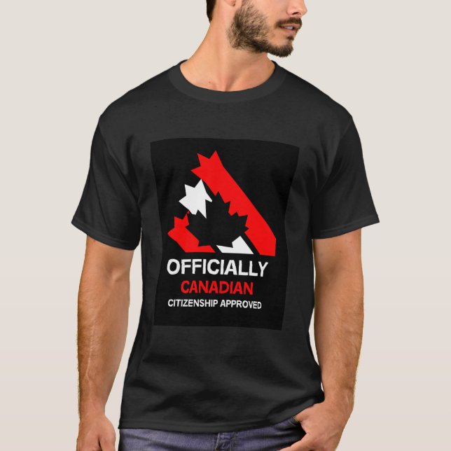Canadian Citizens Firande T Shirt (Framsida)
