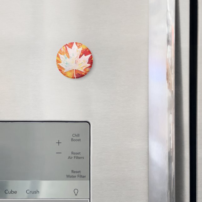 Canadian Classic Maple leaf Magnet (In Situ (Fridge))
