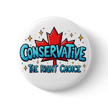 Canadian Conservative Button