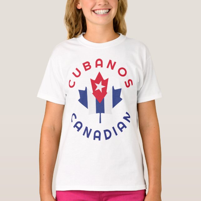 Canadian Cubanos Roots T Shirt (Framsida)