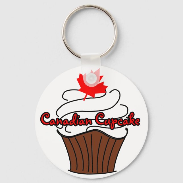 Canadian Cupkaka Keychain Nyckelring (Framsida)