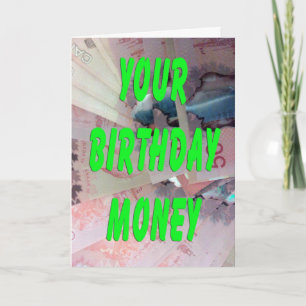 Canadian Dollars Birthday Money Kort