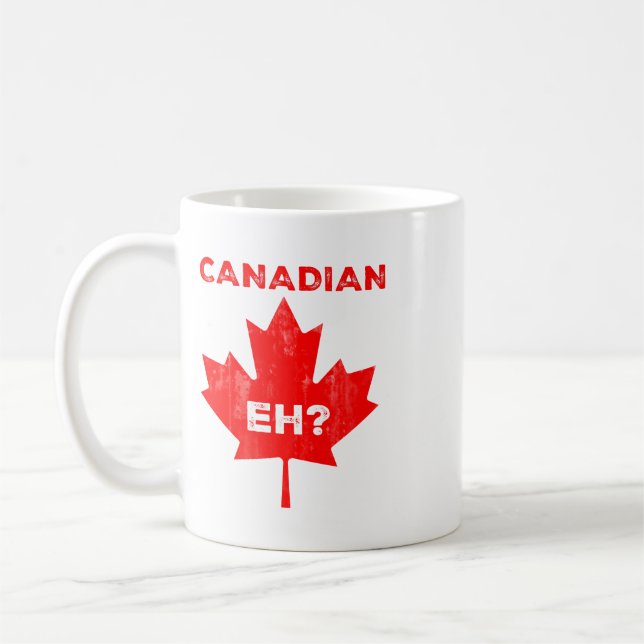 Canadian Eh? Maple Löv Kaffemugg (Vänster)