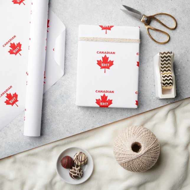 Canadian Eh? Maple Löv Presentpapper (Hantverk)