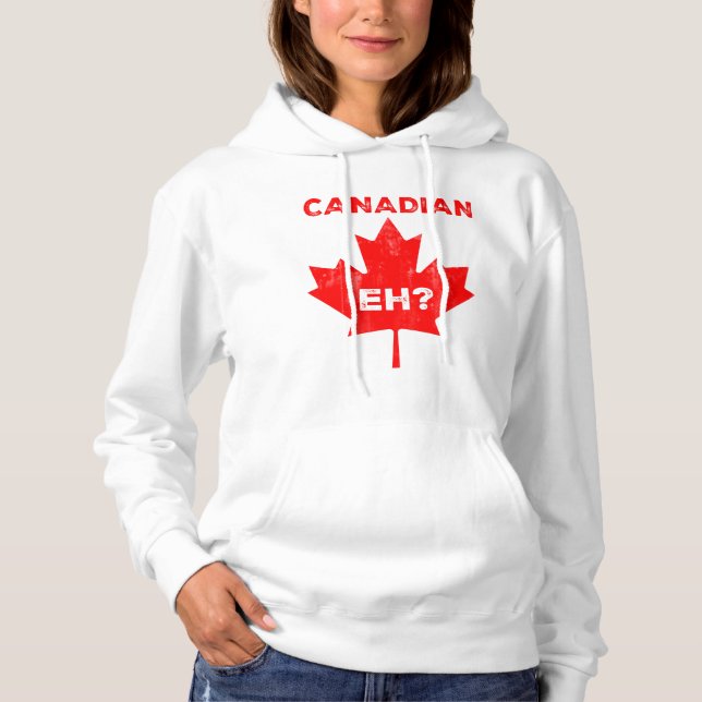 Canadian Eh? Maple Löv T Shirt (Framsida)