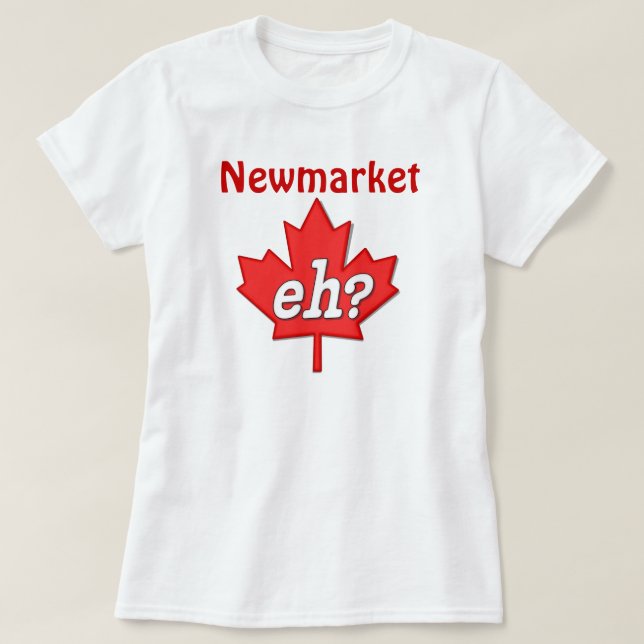 Canadian Eh? - Nymarknad Tröja (Design framsida)